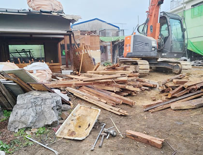 住宅家屋解体の費用の違い